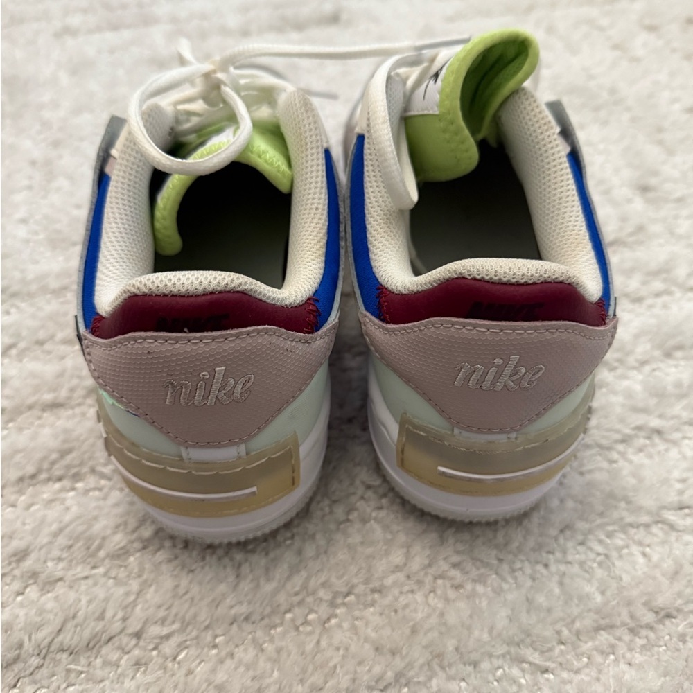 Air Force 1 Shadow SE Pixel Swoosh Barely Green CV8480-300 - Size Women’s 7 - Picture 3 of 4
